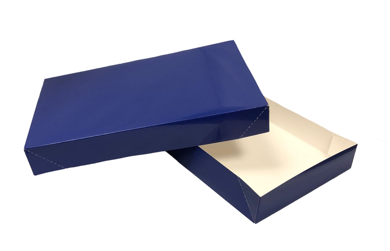 Royal Blue Apparel Boxes