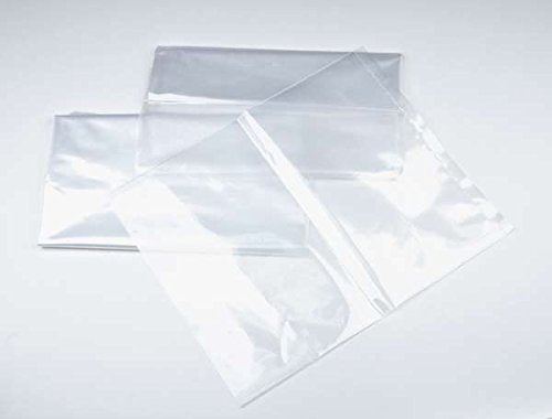 11" x 15" 1 mil. - Clear Plastic Flat Open Poly Bag - Extra Strength (100 Pack) | MagicWater Supply Brand