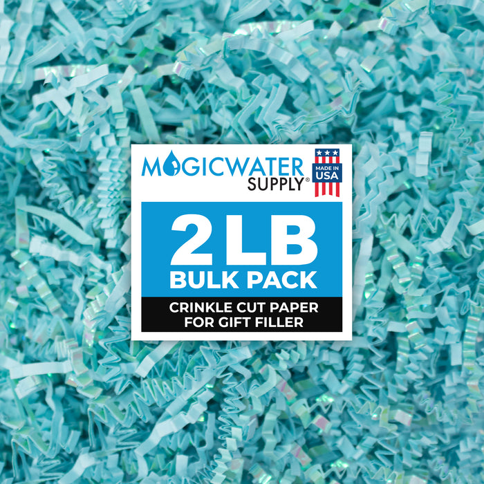 MagicWater Crinkle Cut Paper for Gift Baskets - 2LB - Diamond Pastel - Perfect for Shredded Paper Filler, Basket Filler, Gift Boxes, Bridesmaid Gifts, Christmas Stuffers & More - For for All Occasions
