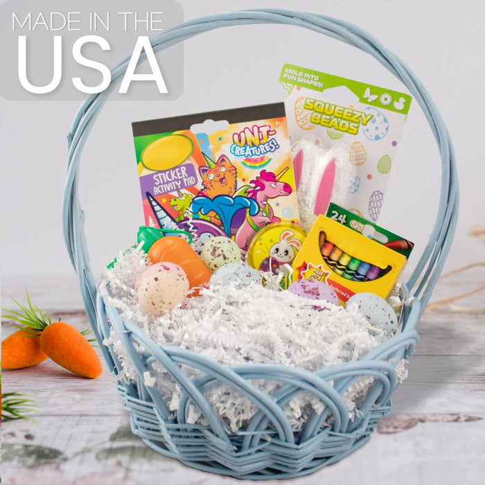 MagicWater Crinkle Cut Paper for Gift Baskets - 2LB - Diamond White - Perfect for Shredded Paper Filler, Basket Filler, Gift Boxes, Bridesmaid Gifts,Christmas Stuffers & More - Ideal for All Occasions