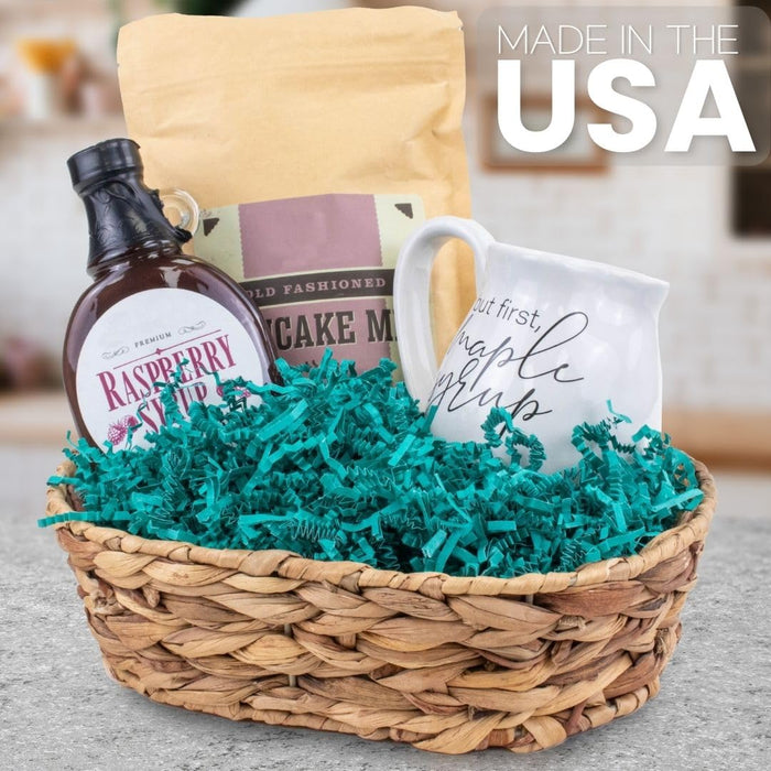 MagicWater Crinkle Cut Paper for Gift Baskets - 5LB - Teal - Perfect for Shredded Paper Filler, Basket Filler, Gift Boxes, Bridesmaid Gifts, Christmas Stuffers & More - Ideal for All Occasions