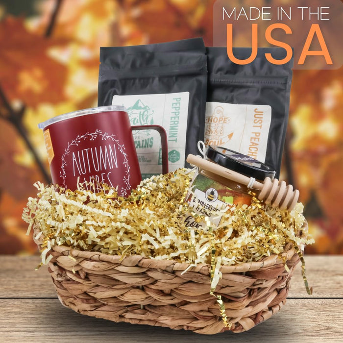 MagicWater Crinkle Cut Paper for Gift Baskets - 10LB - Vanilla & Gold - Perfect for Shredded Paper Filler, Basket Filler, Gift Boxes, Bridesmaid Gifts, Christmas Stuffers & More - For All Occasions