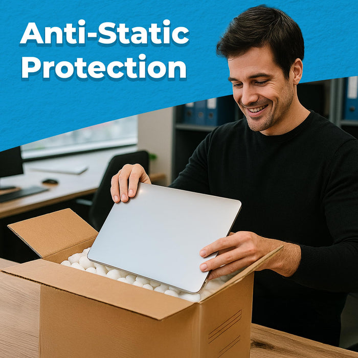 MagicWater Packing Peanuts for Shipping - 1 Cu Ft - Bio Tube Recycled Compostable & Biodegradable Void Filler - Cushion for Shipping Packaging - Dust-Free & Abrasion Resistant - Non Styrofoam