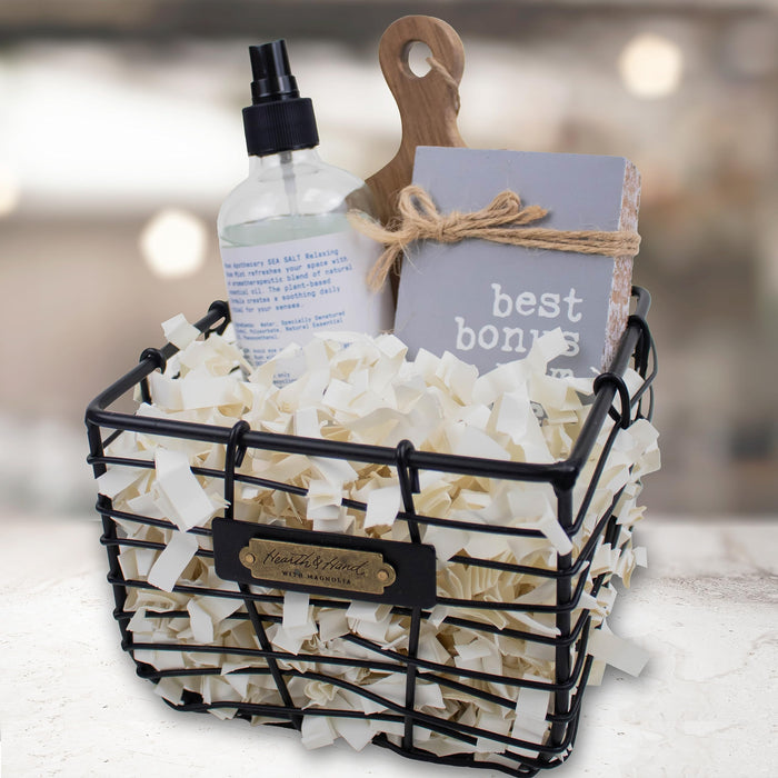 MagicWater Supply - 2 oz - Monster Ivory - Jumbo Large Cut Crinkle Cut Paper Shred Filler great for Gift Wrapping, Basket Filling, Birthdays, Weddings, Anniversaries