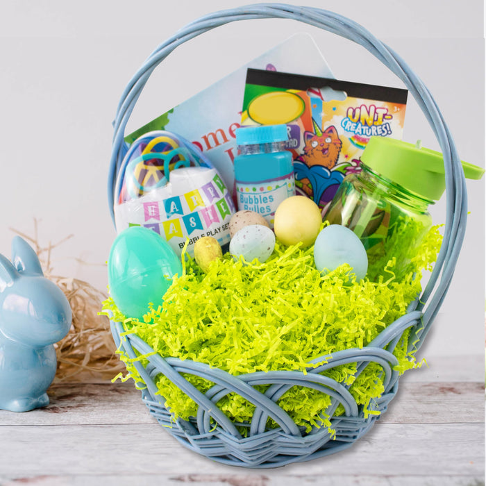 MagicWater Supply - 5 oz - Lime Green - Soft & Thin Crinkle Cut Paper Shred Filler great for Gift Wrapping, Basket Filling, Birthdays, Weddings, Anniversaries, Valentines Day, and other occasions