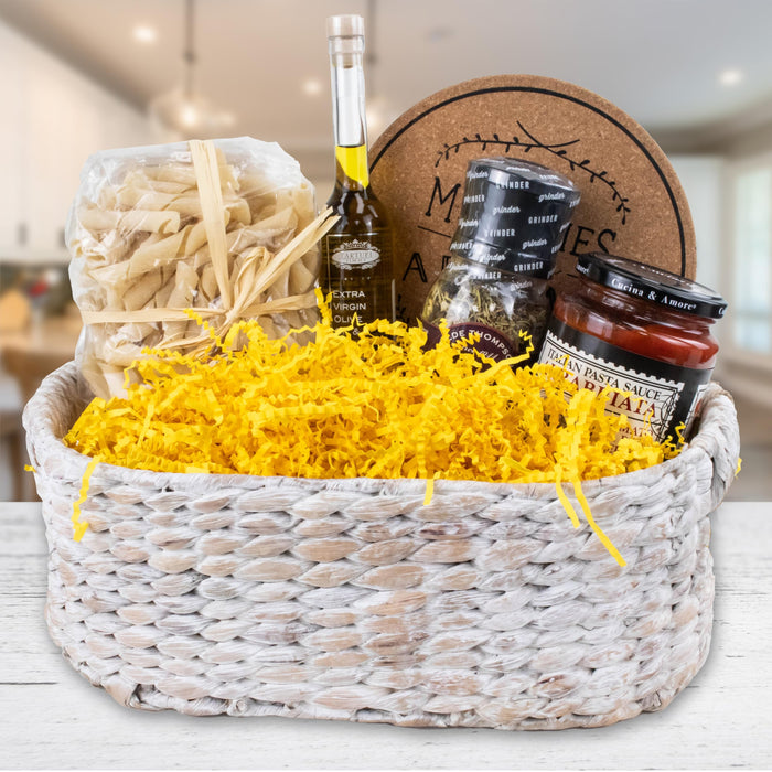 MagicWater Crinkle Cut Paper for Gift Baskets - 5 oz - Yellow - Perfect for Shredded Paper Filler, Basket Filler, Gift Boxes, Bridesmaid Gifts, Christmas Stuffers & More - Ideal for All Occasions