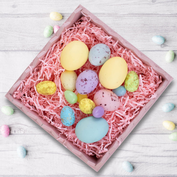 MagicWater Supply Soft & Thin Crinkle Cut Paper - 2 LB - Pink - Paper Shred Filler for Gift Wrapping, Basket Filling, Birthdays, Weddings, Anniversaries, Valentines Day, and other occasions