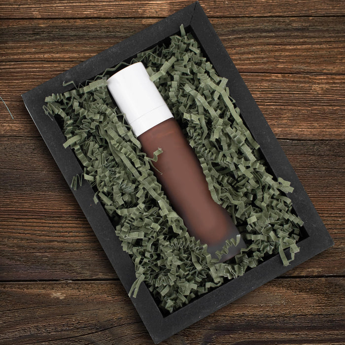 MagicWater Crinkle Cut Paper for Gift Baskets - 10LB - Army Green - Perfect for Shredded Paper Filler, Basket Filler, Gift Boxes, Bridesmaid Gifts, Christmas Stuffers & More - Ideal for All Occasions