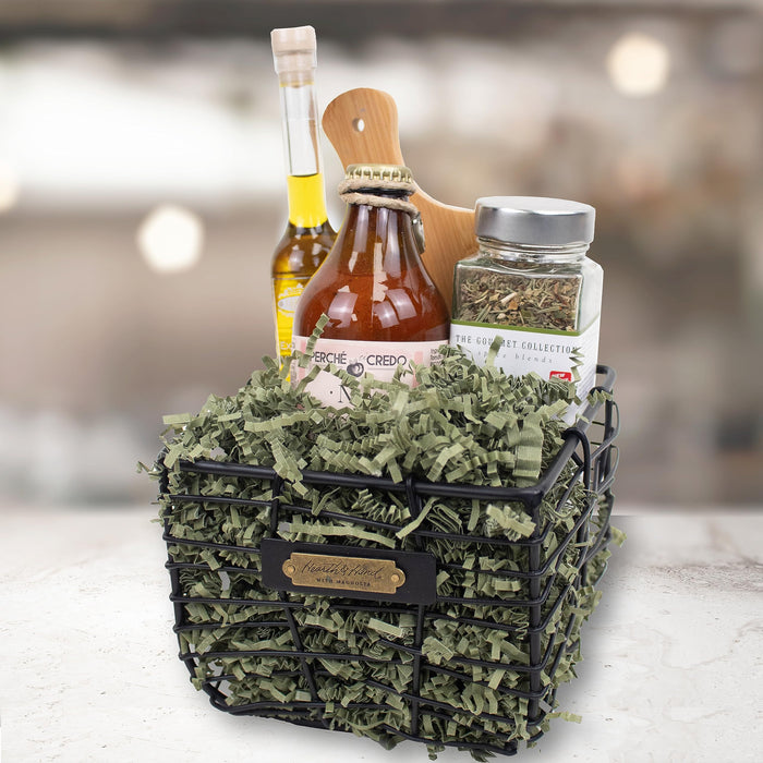MagicWater Crinkle Cut Paper for Gift Baskets - 5LB - Army Green - Perfect for Shredded Paper Filler, Basket Filler, Gift Boxes, Bridesmaid Gifts, Christmas Stuffers & More - Ideal for All Occasions