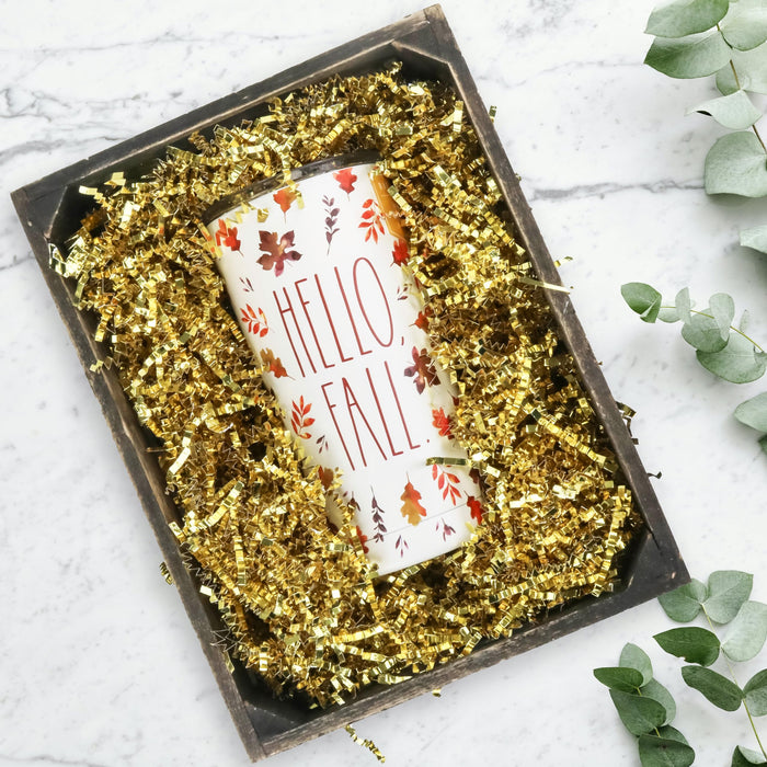 MagicWater Supply - 2 oz - Gold Metallic - Crinkle Cut Paper Shred Filler great for Gift Wrapping, Basket Filling, Birthdays, Weddings, Anniversaries