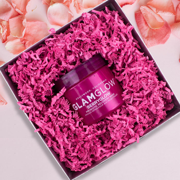 MagicWater Supply - 1 LB - Raspberry - Soft & Thin Crinkle Cut Paper Shred Filler great for Gift Wrapping, Basket Filling, Birthdays, Weddings, Anniversaries, Valentines Day, and other occasions