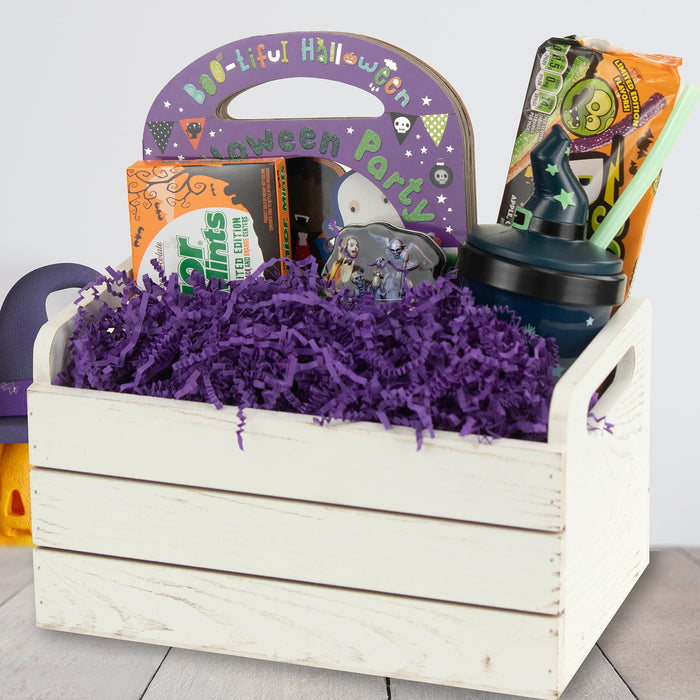 MagicWater Crinkle Cut Paper for Gift Baskets - 2LB - Purple - Perfect for Shredded Paper Filler, Basket Filler, Gift Boxes, Bridesmaid Gifts, Christmas Stuffers & More - Ideal for All Occasions