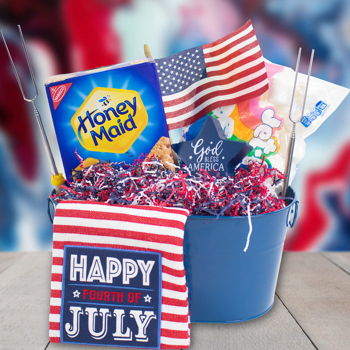 "Soft & Thin" Cut Crinkle Paper Shred Filler (1/2 LB) for Gift Wrapping & Basket Filling - Red, White and Blue | MagicWater Supply
