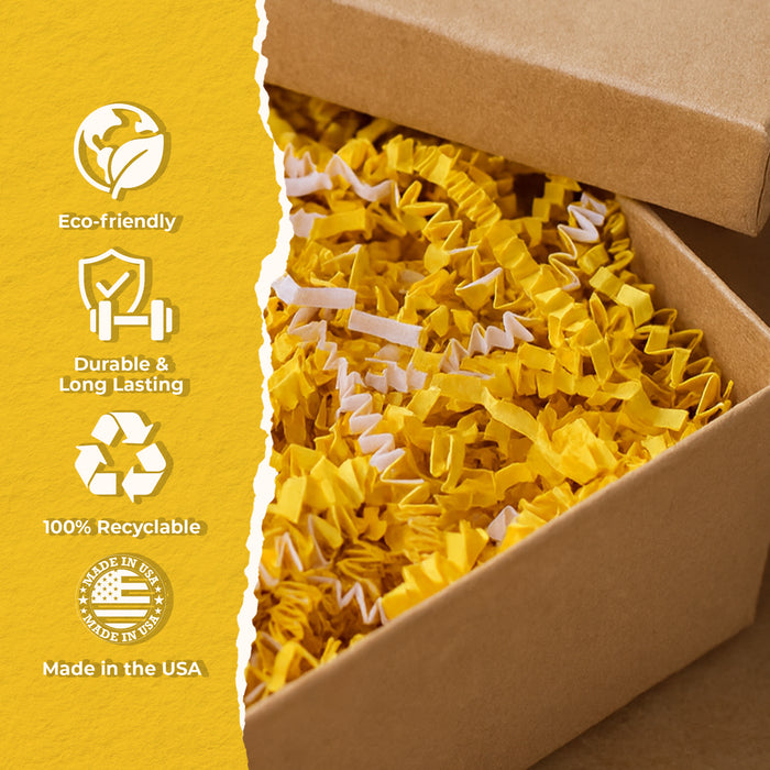 MagicWater Scented Crinkle Cut Paper - 2 LB - Sun Tan Lotion - Perfect for Shredded Paper Filler, Basket Filler, Gift Boxes, Bridesmaid Gifts, Christmas Stuffers & More - for All Occasions