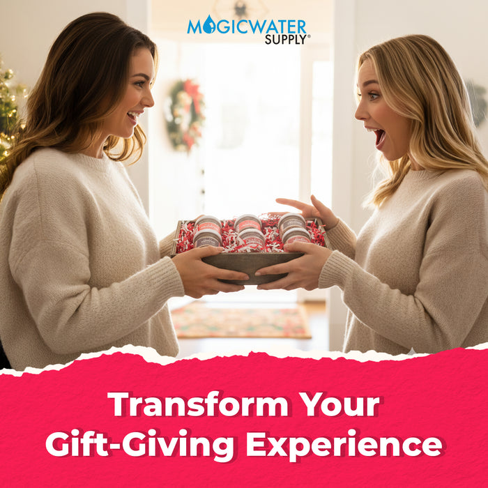 MagicWater Scented Crinkle Cut Paper - 2 LB - Peppermint - Perfect for Shredded Paper Filler, Basket Filler, Gift Boxes, Bridesmaid Gifts, Christmas Stuffers & More - for All Occasions