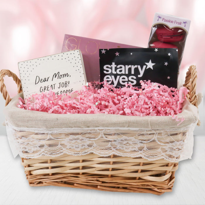 MagicWater Supply - 1/2 LB - Diamond Light Pink - Crinkle Cut Paper Shred Filler great for Gift Wrapping, Basket Filling, Birthdays, Weddings, Anniversaries