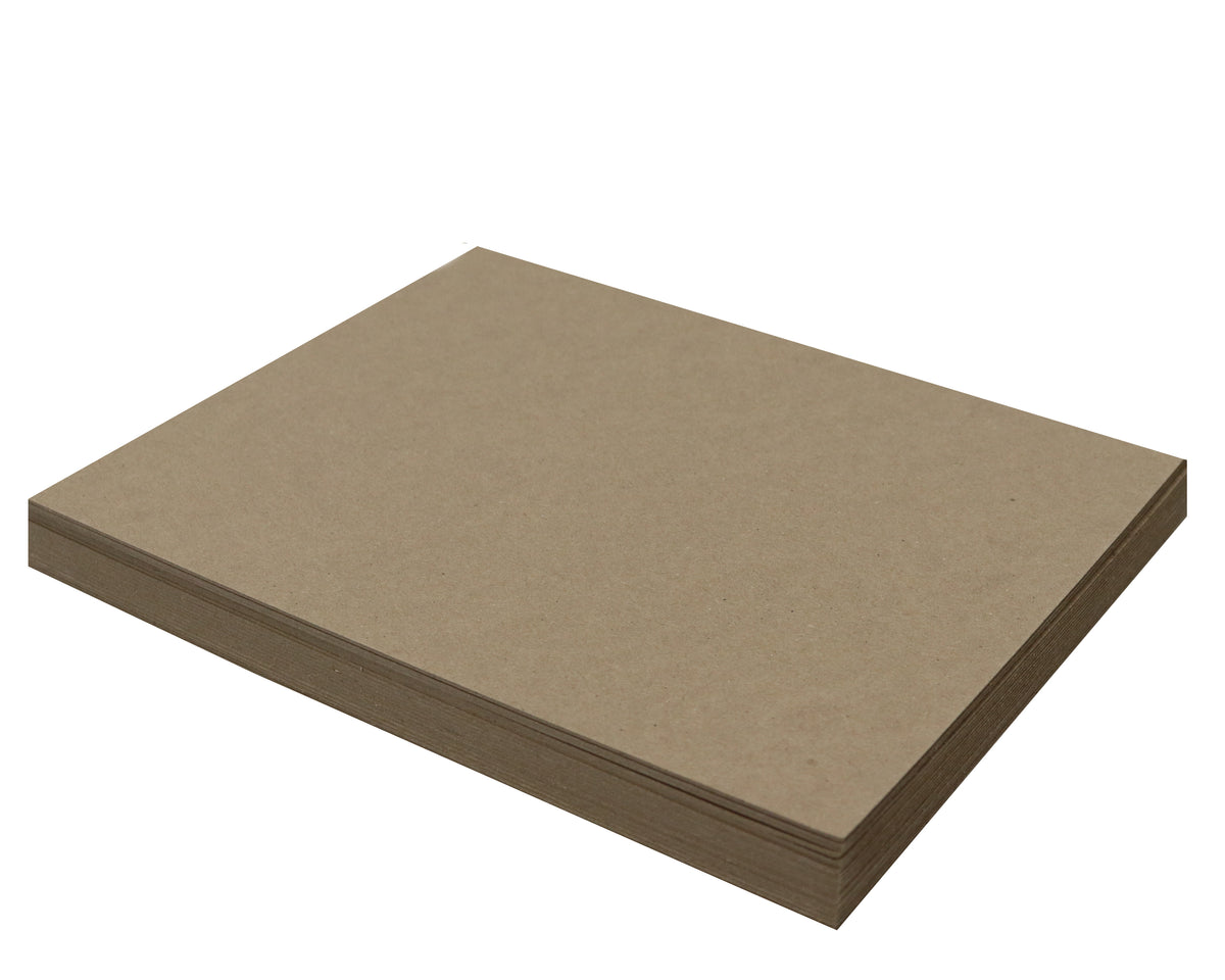 50 Pack 11 X 17 Inches Corrugated Cardboard Sheets, 1/8 Thick Brown  Chipboard S