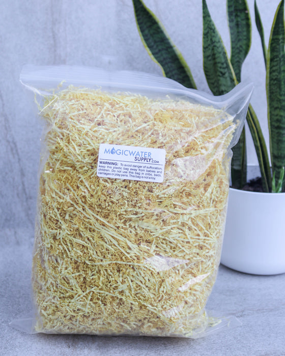 Thin Cut Crinkle Paper Shred Filler (1/2 LB) for Gift Wrapping & Basket Filling - Canary| MagicWater Supply