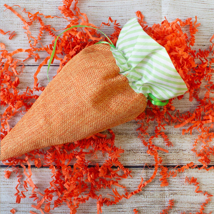 Crinkle Cut Paper Shred Filler (1 LB) for Gift Wrapping & Basket Filling - Orange