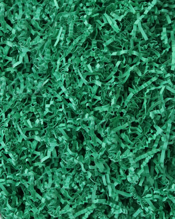 Thin Cut Crinkle Paper Shred Filler (1/2 LB) for Gift Wrapping & Basket Filling - Green| MagicWater Supply