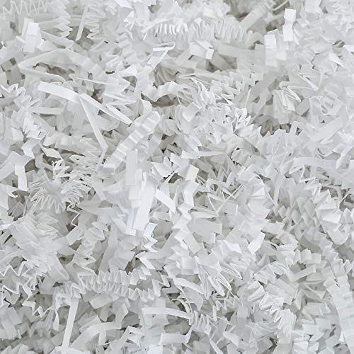 MTBHY 1/2 lb Crinkle Cut Paper Shred - Red