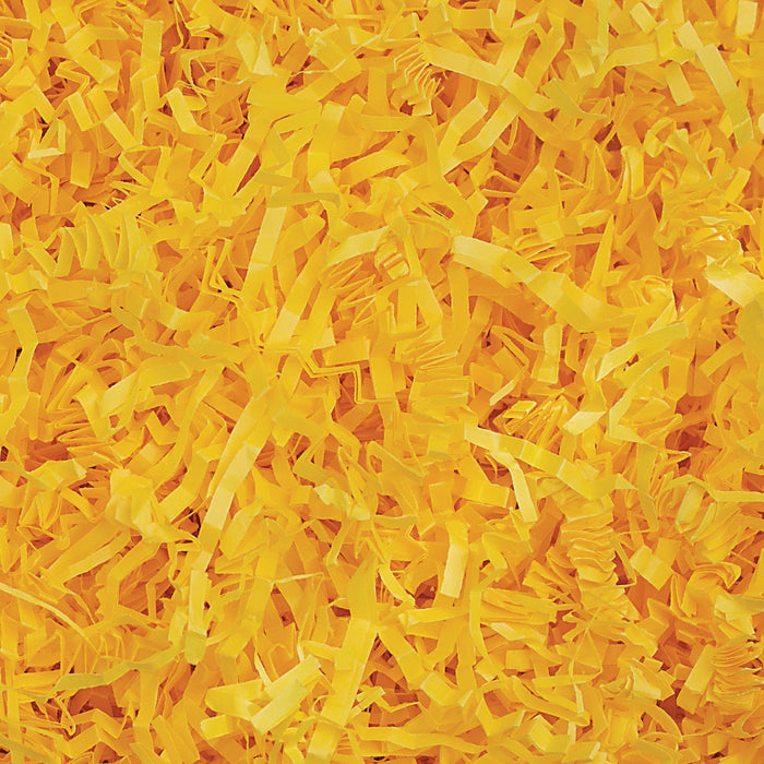 MagicWater Supply Crinkle Cut Paper Shred Filler (2 oz) for Gift Wrapping & Basket Filling - Yellow