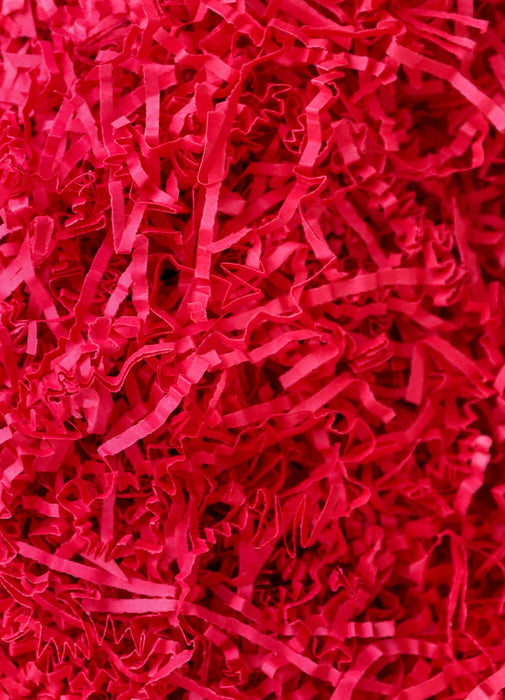 Thin Cut Crinkle Paper Shred Filler (1/2 LB) for Gift Wrapping & Basket Filling - Red| MagicWater Supply
