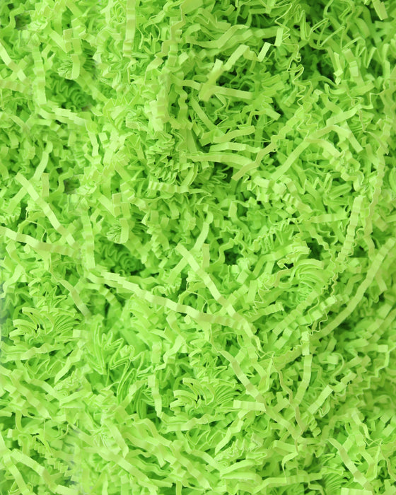 Thin Cut Crinkle Paper Shred Filler (1/2 LB) for Gift Wrapping & Basket Filling - Lime Green| MagicWater Supply