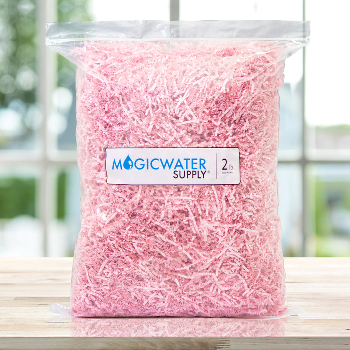 10 lbs. Crinkle Cut Paper Shred - Light Pink