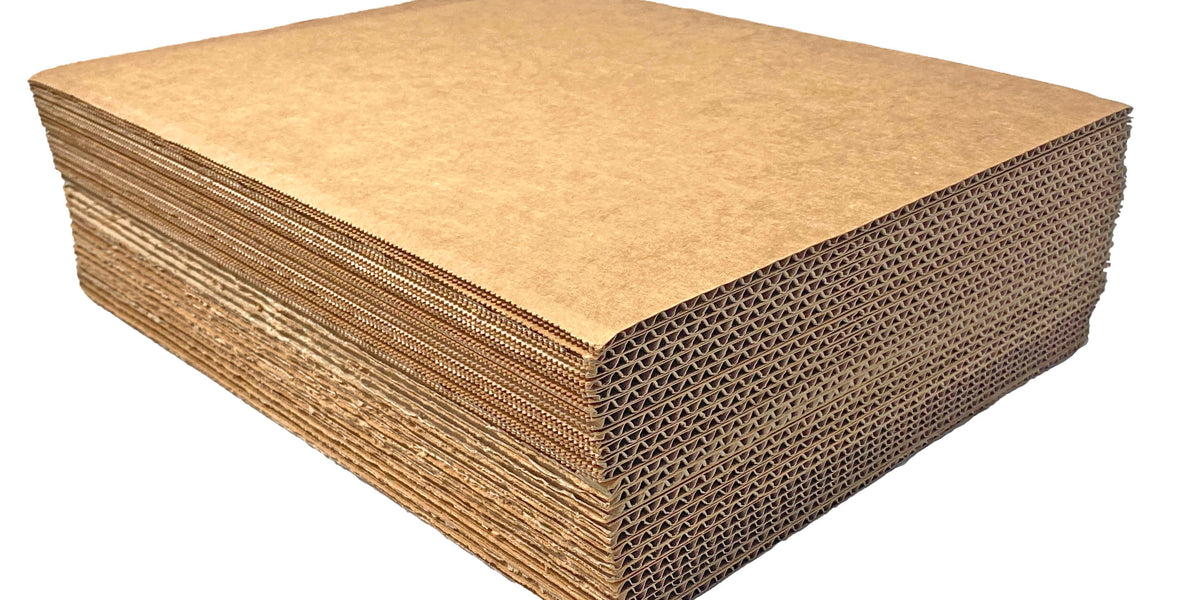 40 Pack 4mm Thicker White Corrugated Cardboard Sheets 11.8 x 8.3 Inch Bulk  Corrugated Cardboard Layer Pads Flat Cardboard Squares Separators for